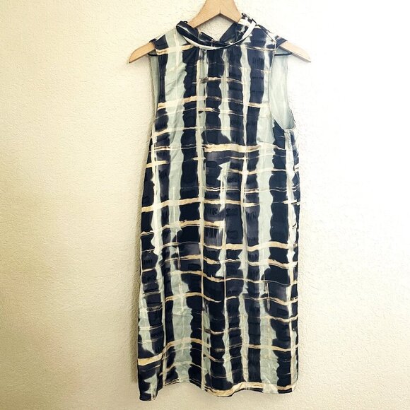 H&M High Neck Sleeveless Shift Dress Small - Picture 1 of 6